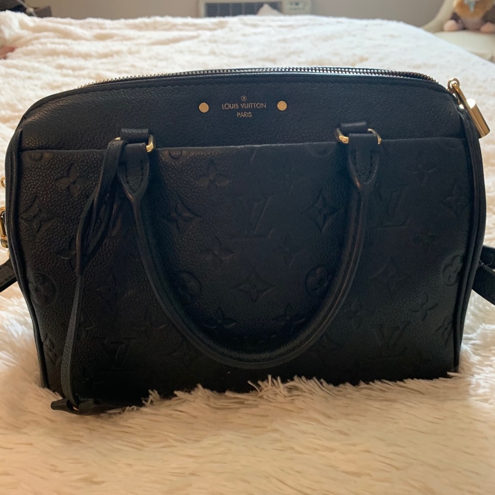 SOLD Louis Vuitton Speedy 25 Black Bag